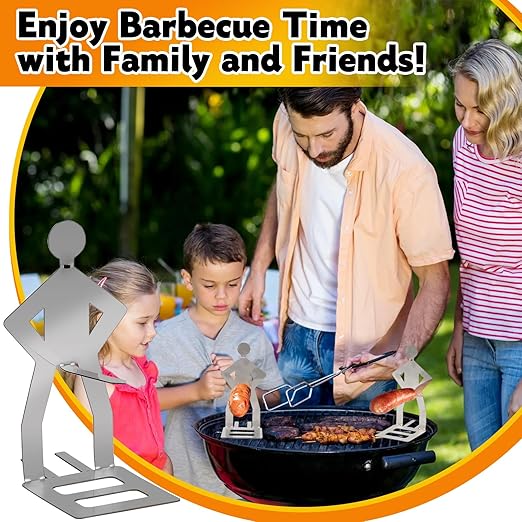 Outdoor prankster Stainless Steel BBQ Sausage Holder