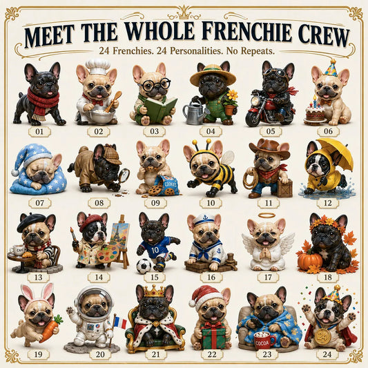 24-Day French Bulldog Christmas Advent Calendar