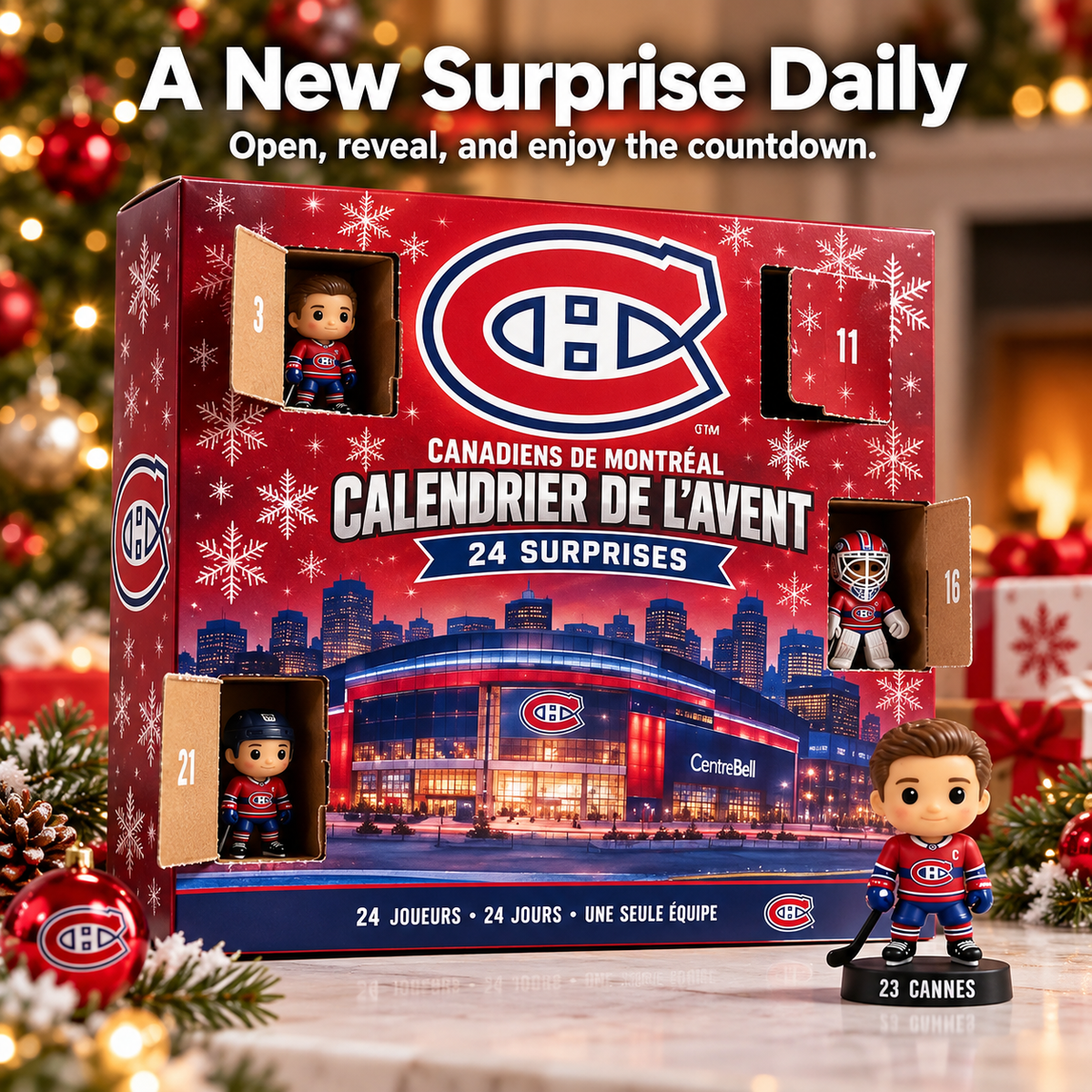 2026 Montreal Canadiens Christmas Advent Calendar