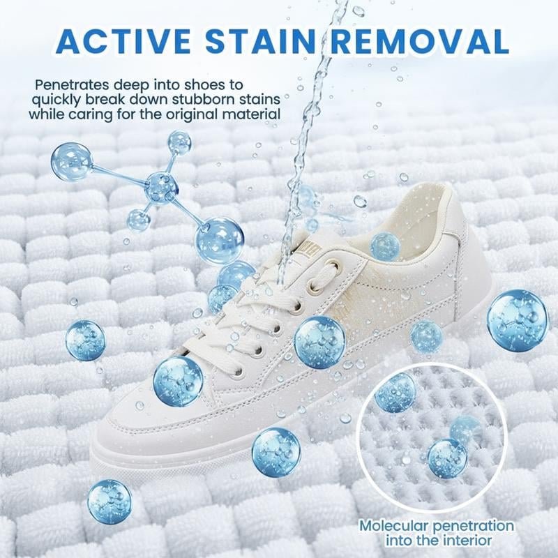 White Shoe Cleaner Cream | Multipurpose No-Wash Solid Comes with Sponge