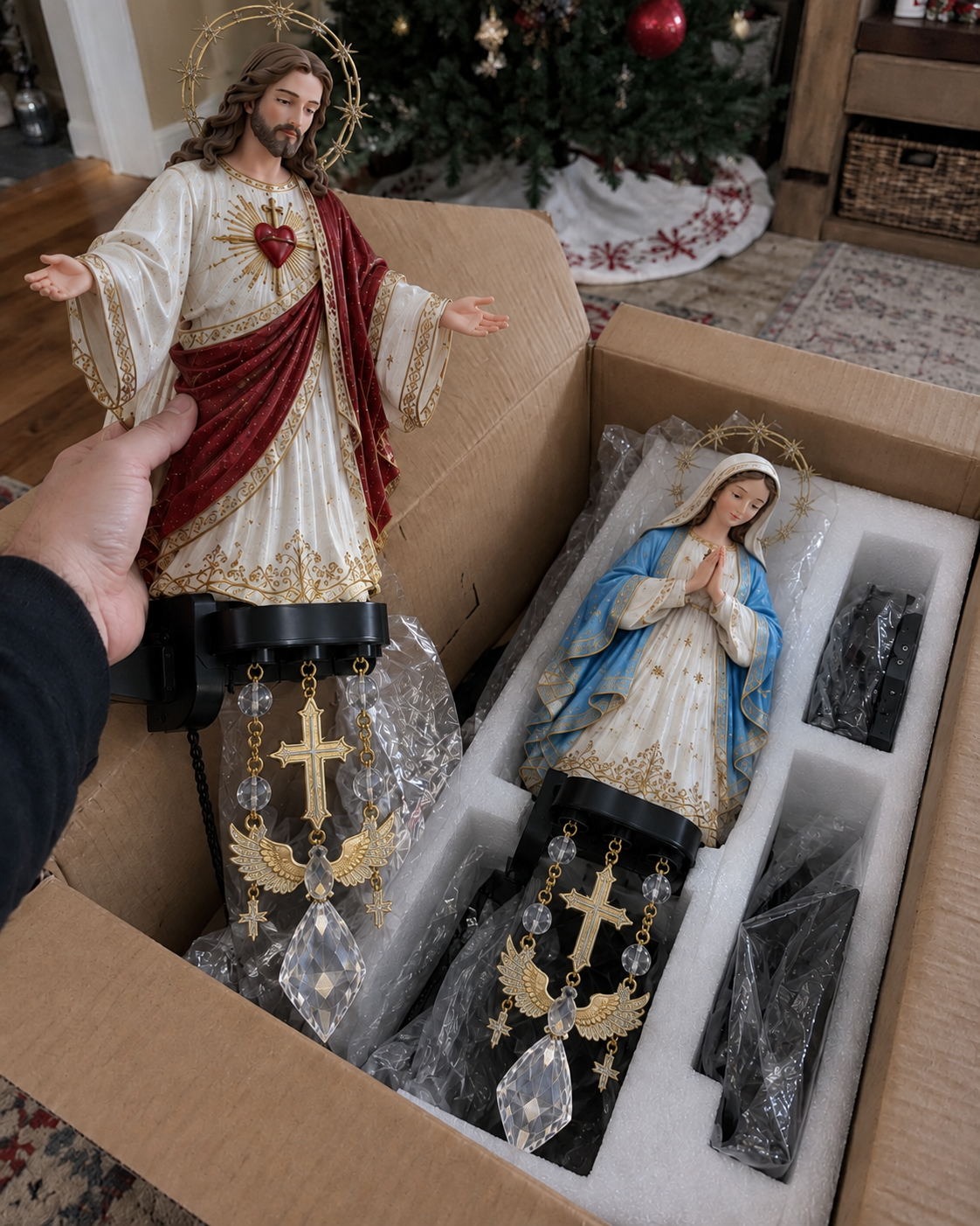 Sacred Christmas Railing Lights