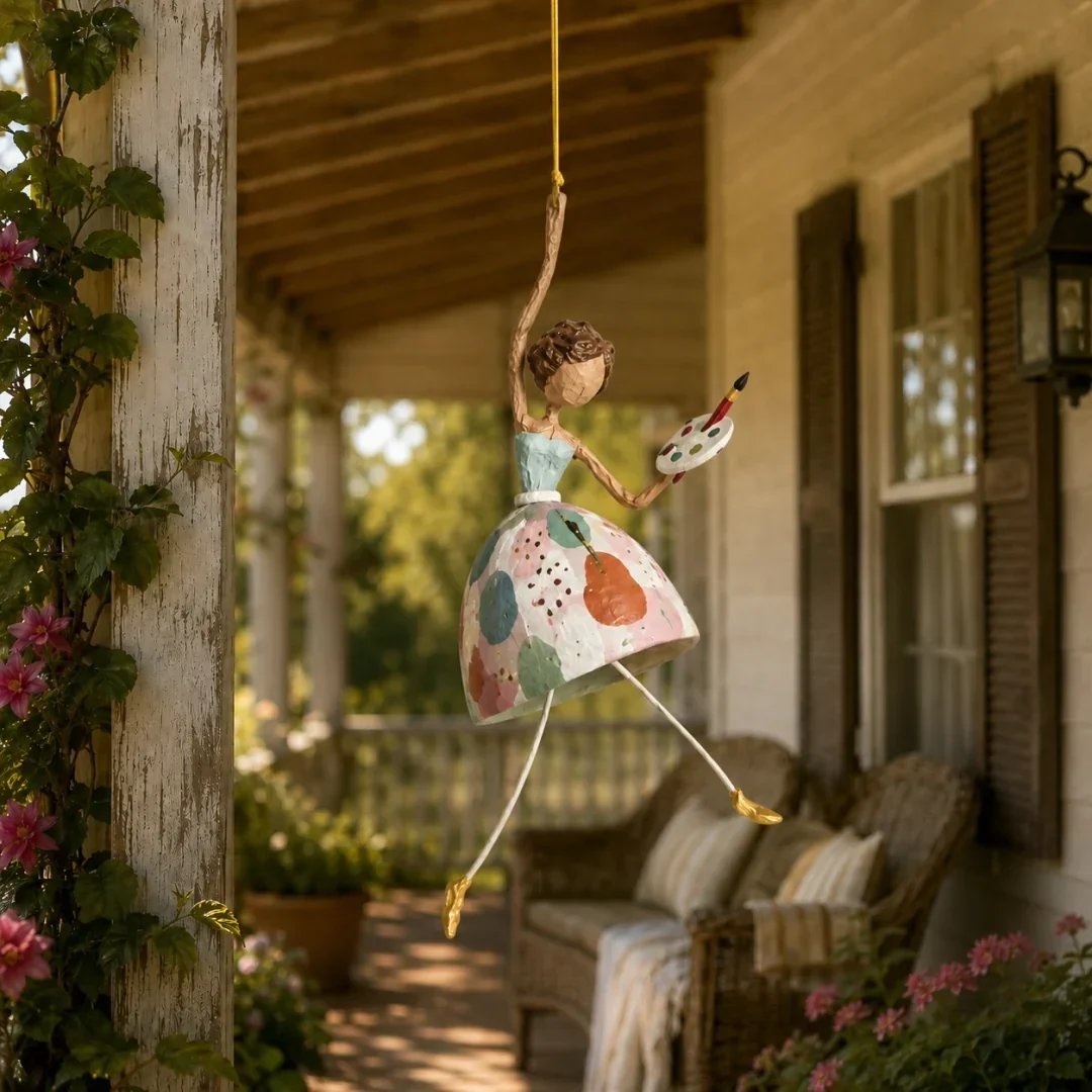 Let Your Space Dance Whimsical Dancing Lady Hanging Ornament