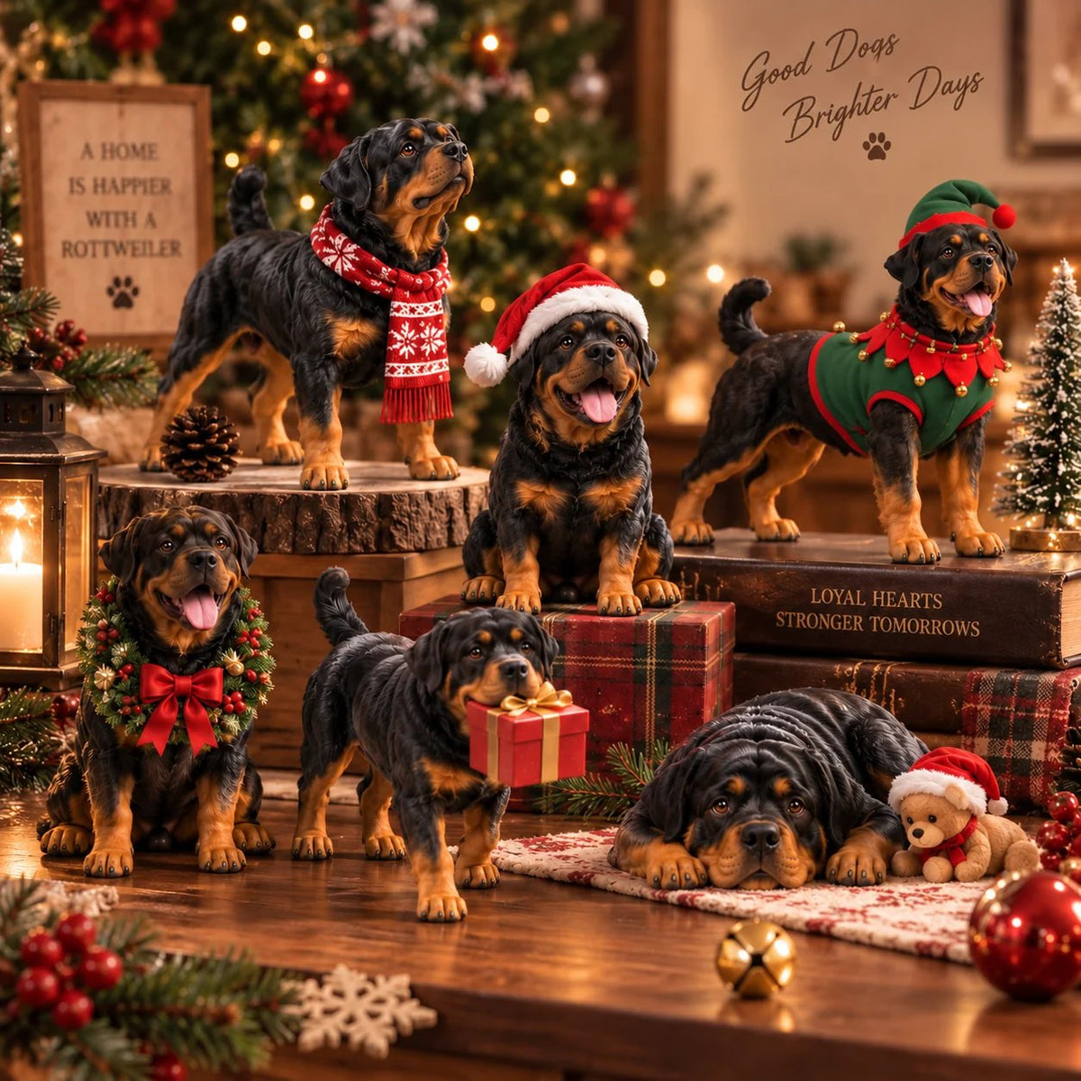 24 Days of Rottweilers 24 Loyal Hearts, 24 Christmas Surprises