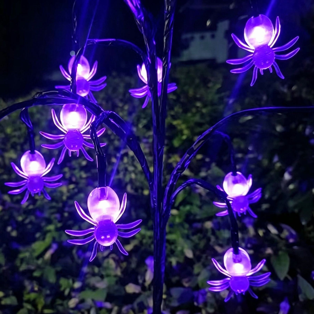 Pumpkin Solar Stake Lights Halloween Outdoor Yard Decor