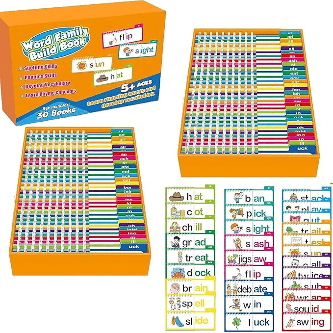 30 Read and Rhyme Flip Books