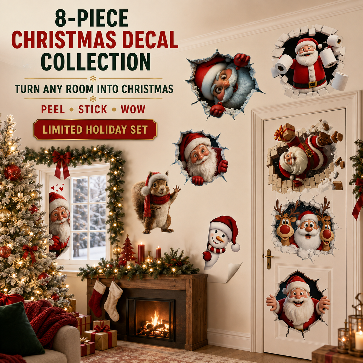 Santa Claus Wall Sticker