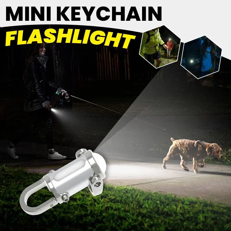 1200LM Super Bright Mini Keychain Flashlight Waterproof
