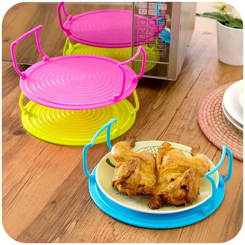 3-in-1 Plastic Microwave Plate Holder