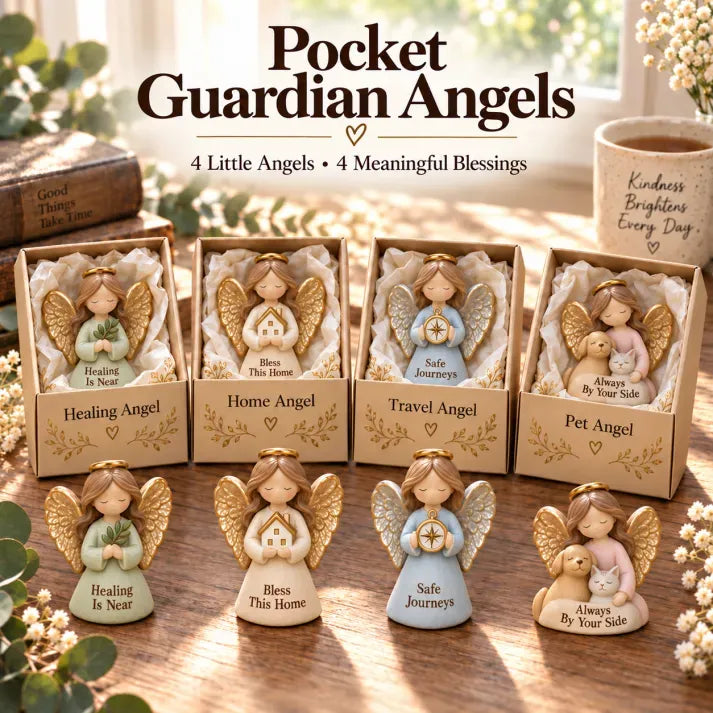 12 Pocket Guardian Angels Little Blessing Keepsake Gifts