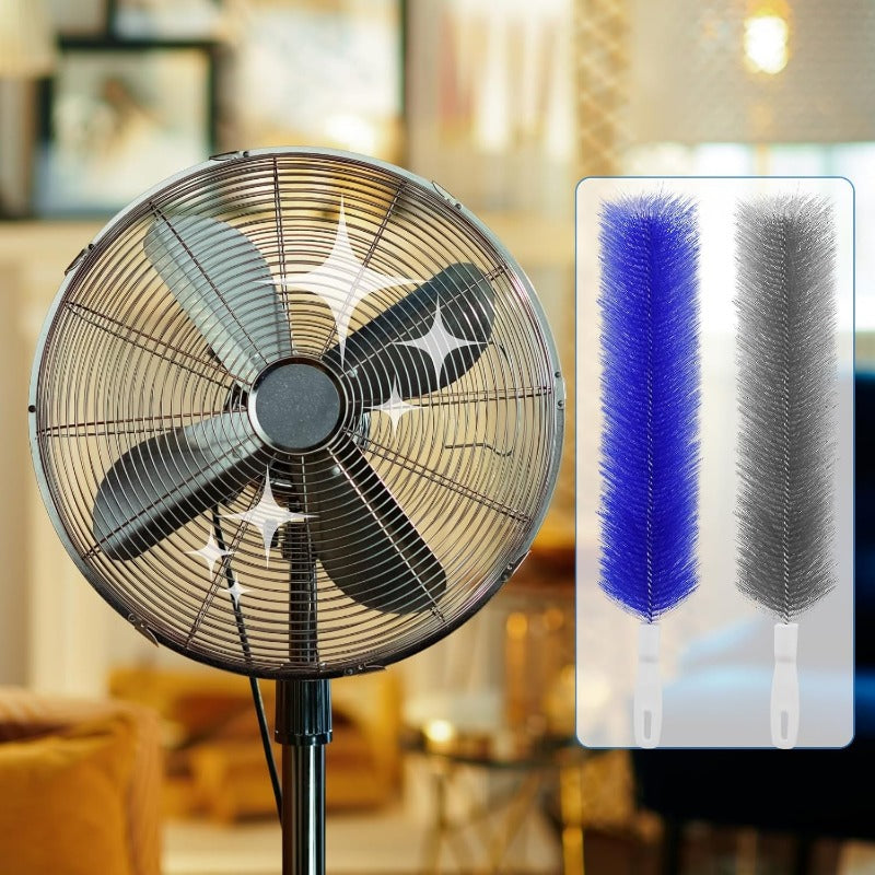 Flexible Microfiber Fan Duster Brushes Reusable Cleaning Tools (2/4 Pack)