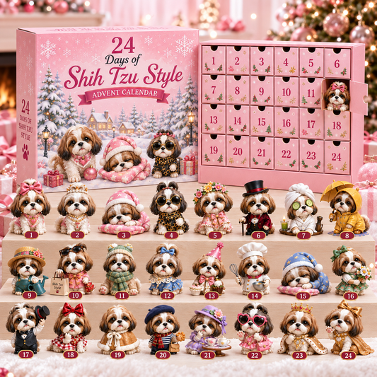 24 Days of Shih Tzu Style Advent Calendar 24 Unique Shih Tzu Collectibles