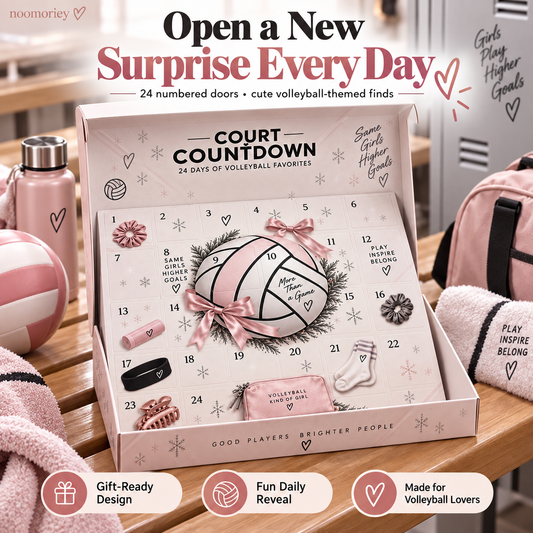 24-Day Volleyball Advent Calendar Game-Day Gifts & Accessories for Volleyball Lovers