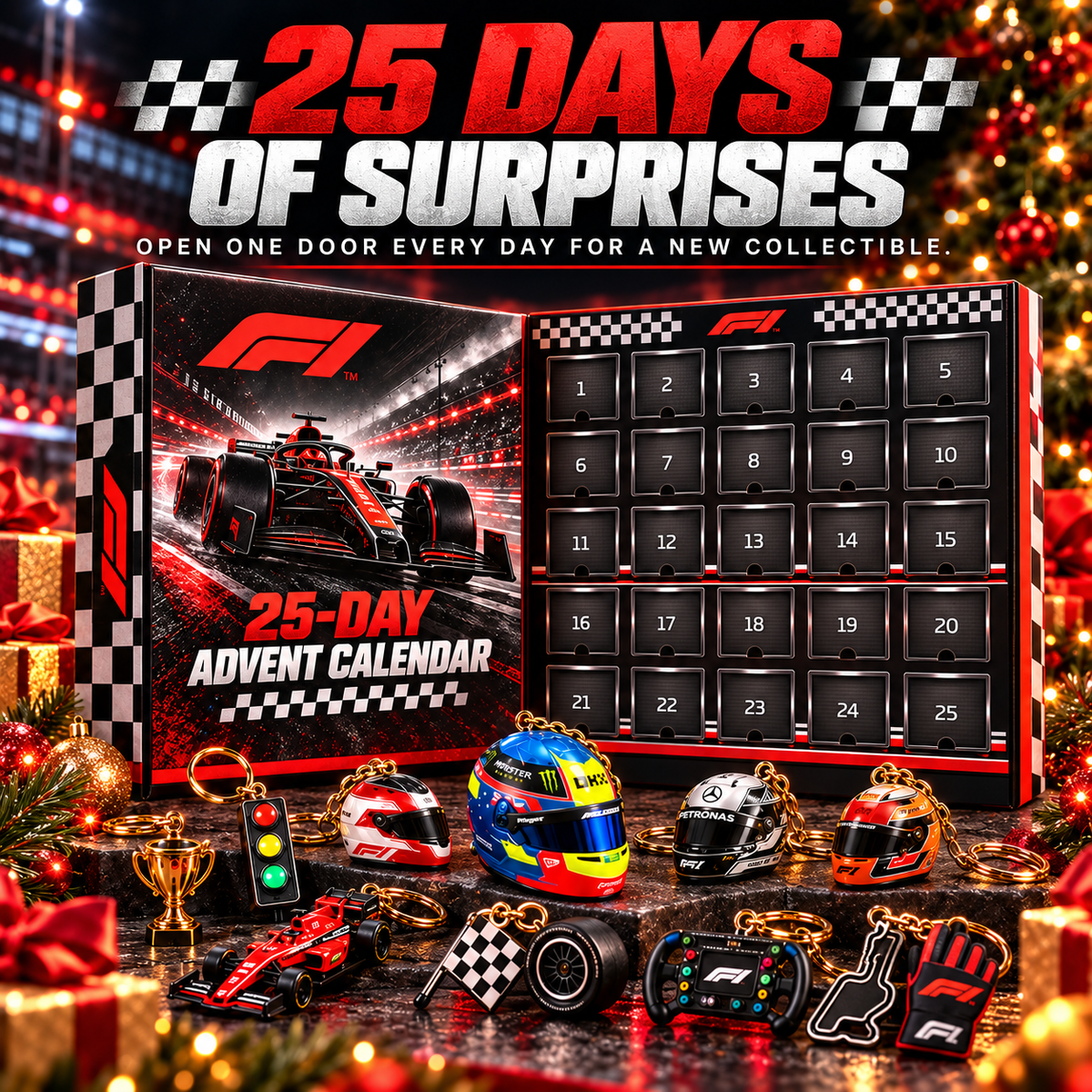 Race Day 25-Day Advent Calendar Motorsport Collectible Christmas Gift
