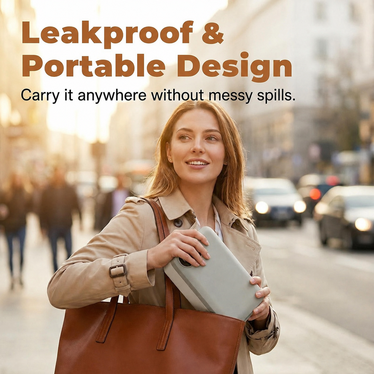 RECHARGEABLE Portable electric lunch box with self-heating