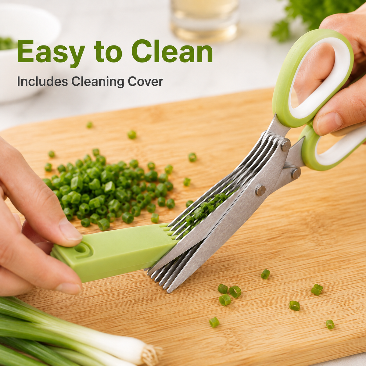5-Blade Kitchen Herb Scissors