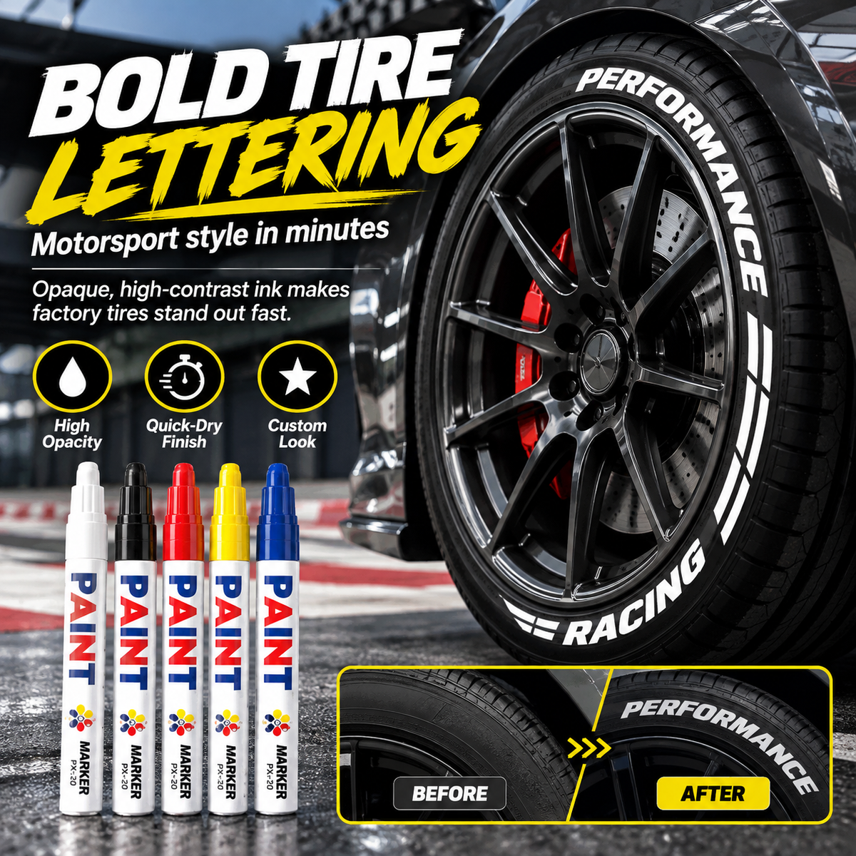 Wheel Armor Multi-Surface Automotive Custom Marker
