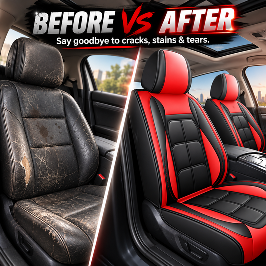 5-Seater Universal Leather Car Seat Cover Set