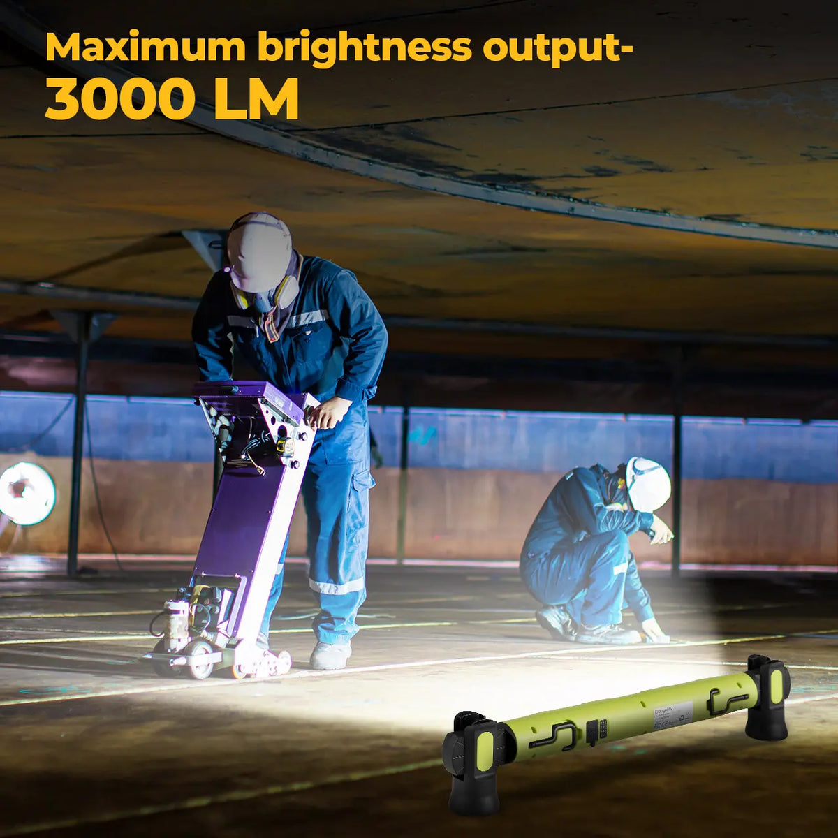 Under Hood Light Bar 3000LM Magnetic LED, 5200mAh Cordless