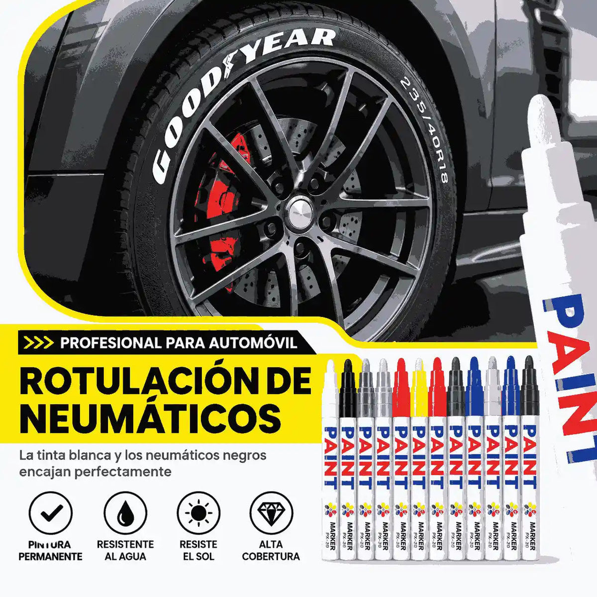 Wheel Armor Multi-Surface Automotive Custom Marker
