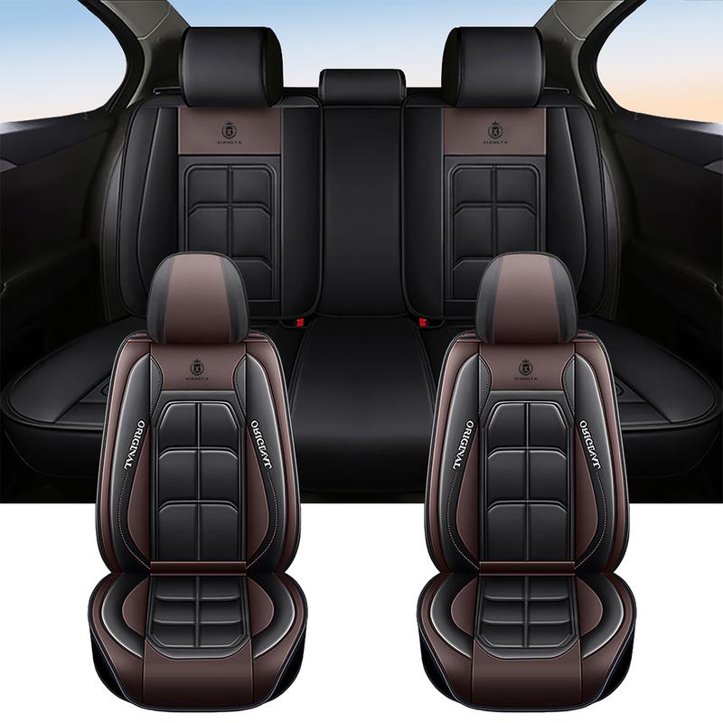 5-Seater Universal Leather Car Seat Cover Set