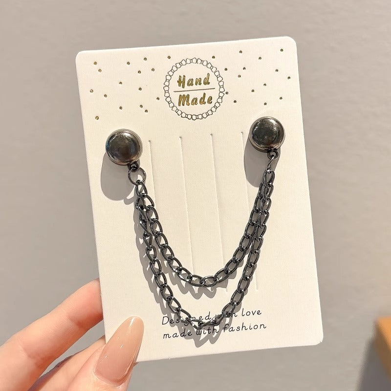 2026 Magnetic Chain Buckle for Pants Hem Fixing, Anti-Dragging, Clothing Shortening, and Decorative Hem Clips