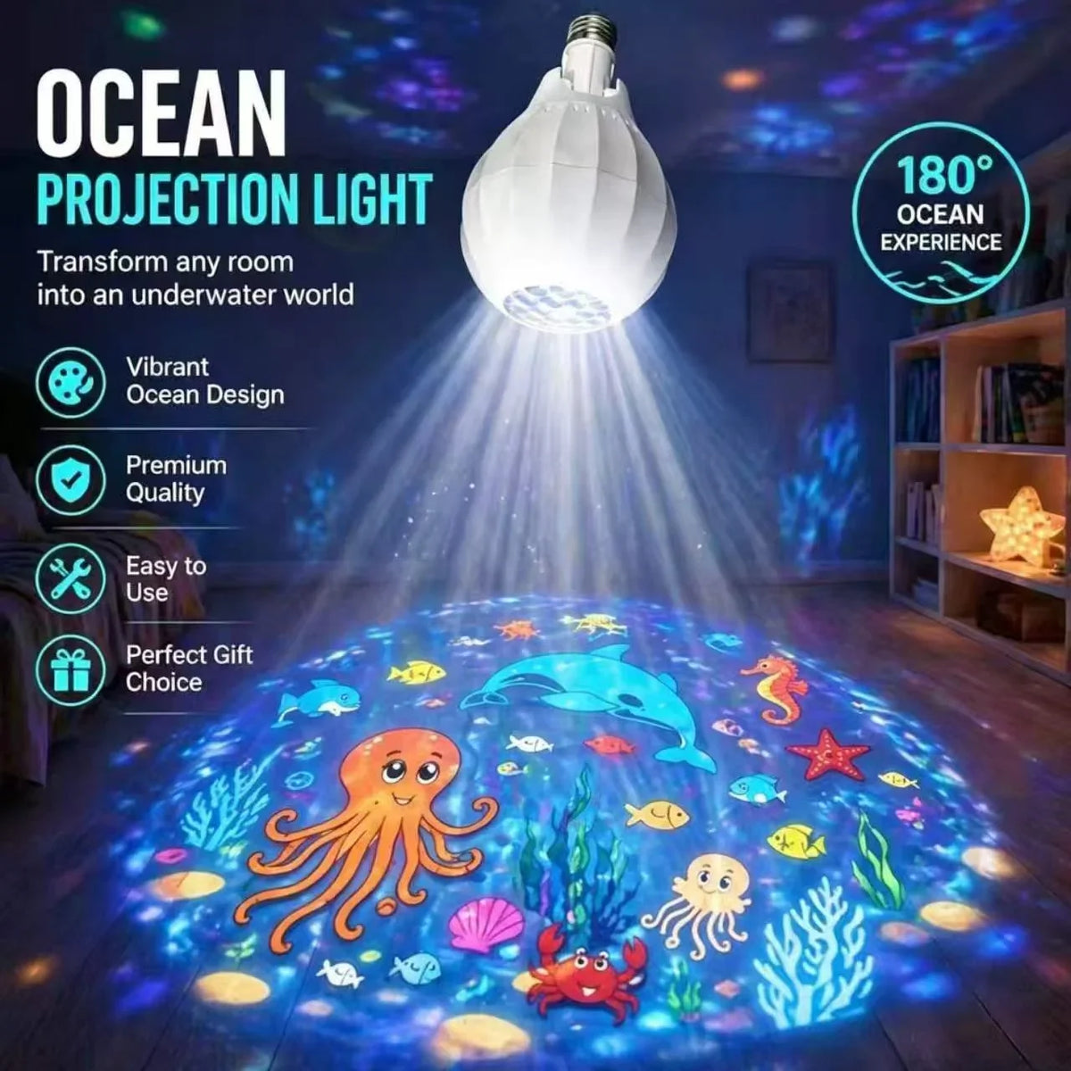 2026 Arrivals Rotating Christmas Projector Bulb | 16 Patterns!