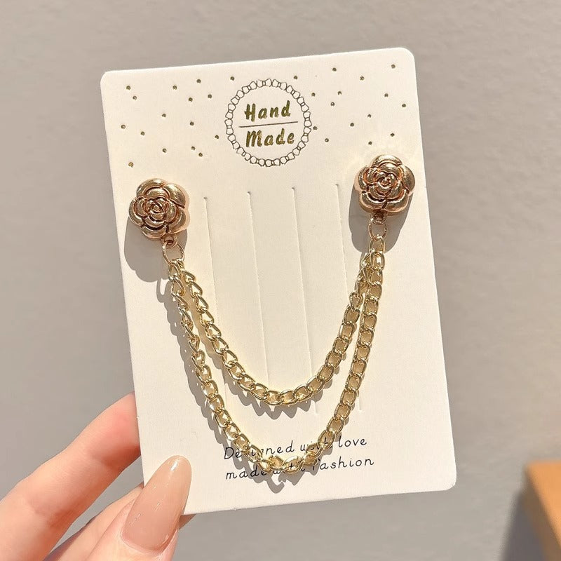2026 Magnetic Chain Buckle for Pants Hem Fixing, Anti-Dragging, Clothing Shortening, and Decorative Hem Clips