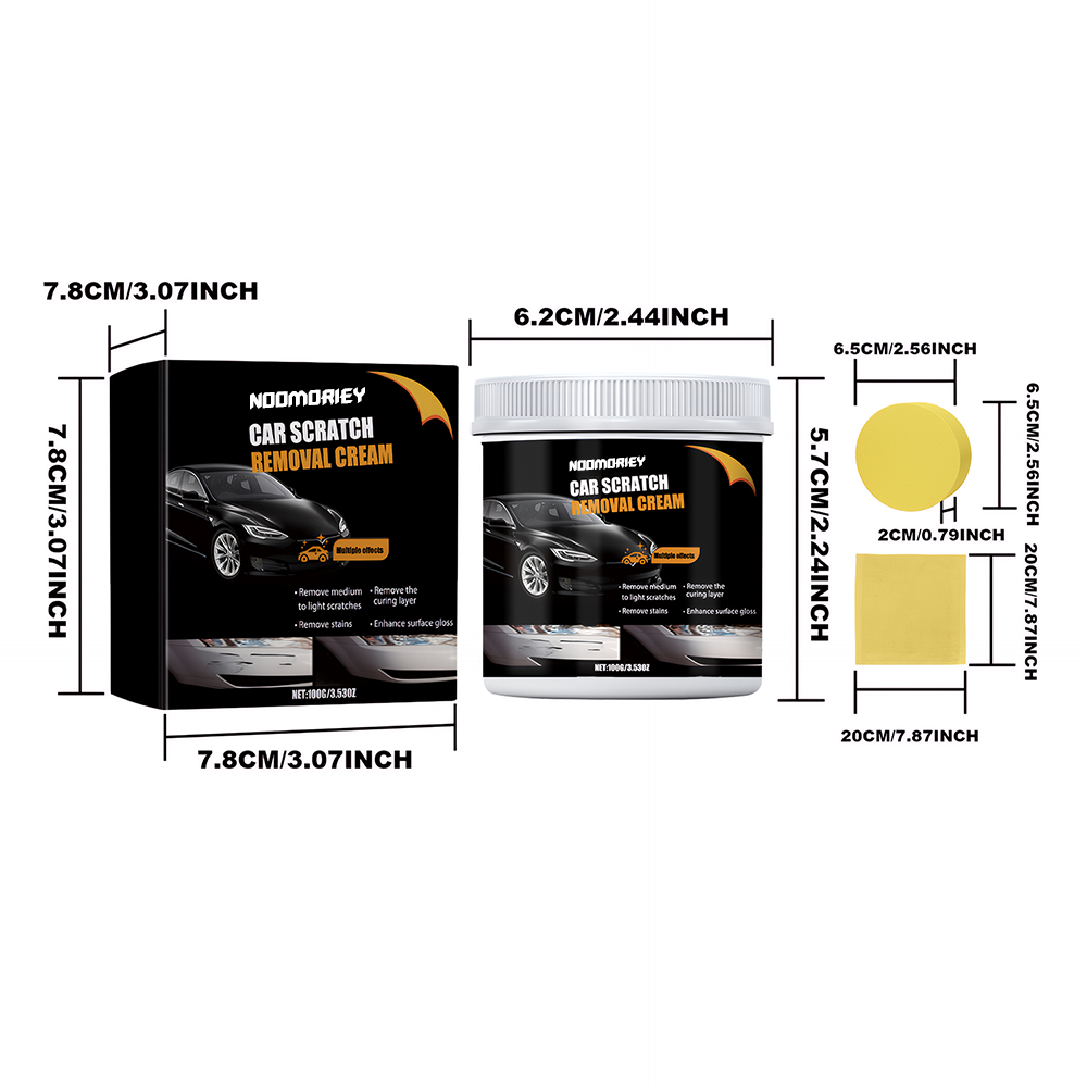 2026 Scratch Repair Kit with Polishing Paste & Wipe