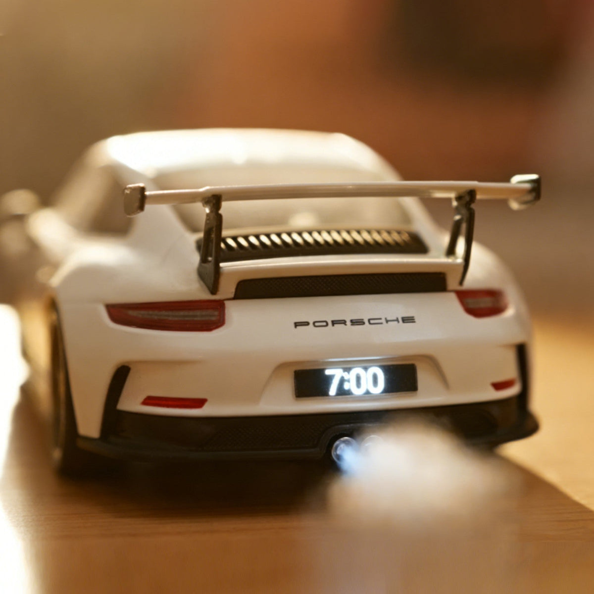 2026 Upgrade Hypercar Alarm Clock - Realistic Engine Revving & Motion Light Effects
