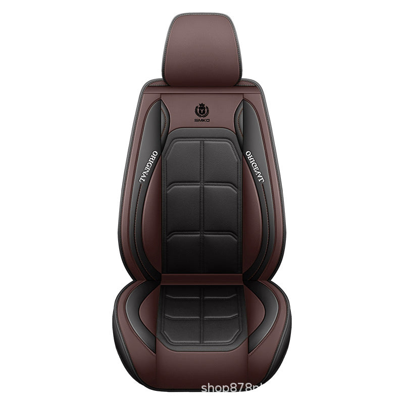 5-Seater Universal Leather Car Seat Cover Set