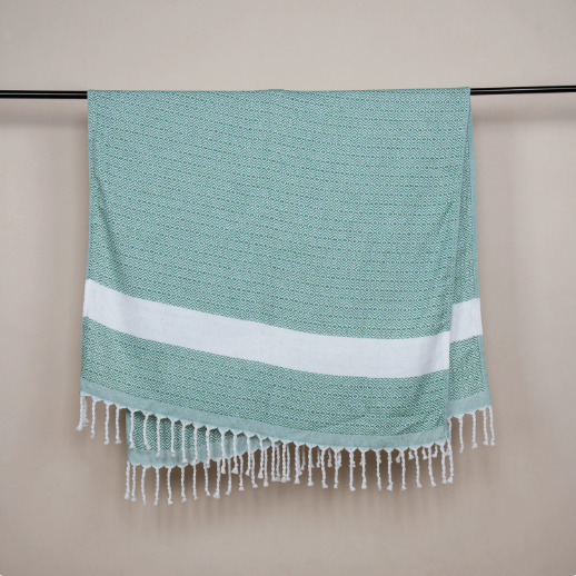 Summer Lightweight XL Flat-Weave Beach Towel