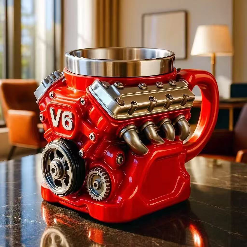Ultimate Engine Theme Gift Mug The Dream Choice for Car Enthusiasts