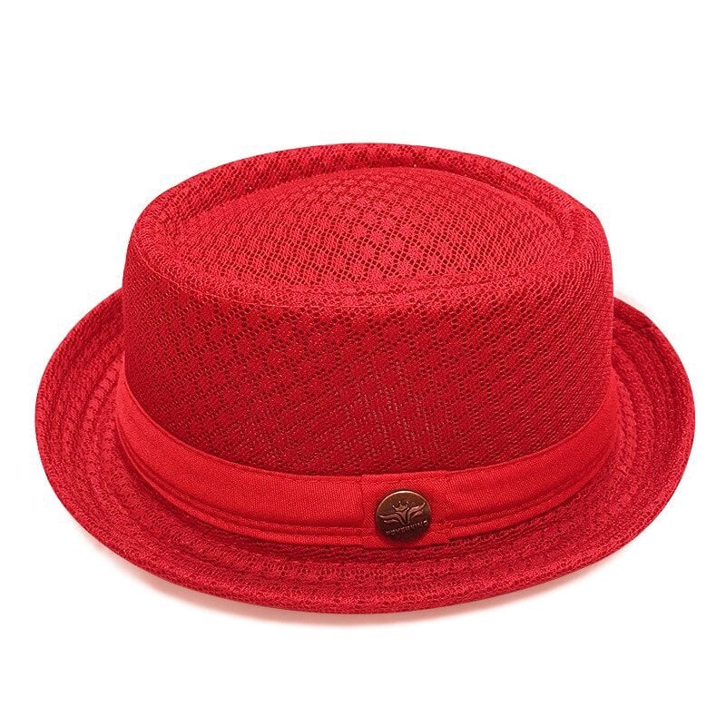 Summer Mesh Pork Pie Hat