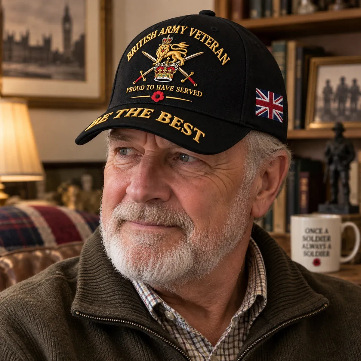 British Army Veteran Cap Proud to Have Served