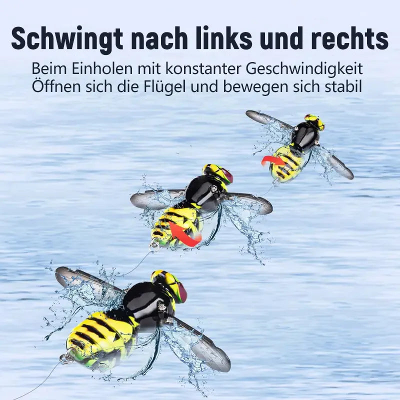 T dliche Versuchung Bionic Wasp Topwater Lure Triggers Explosive, Violent Surface Strikes!