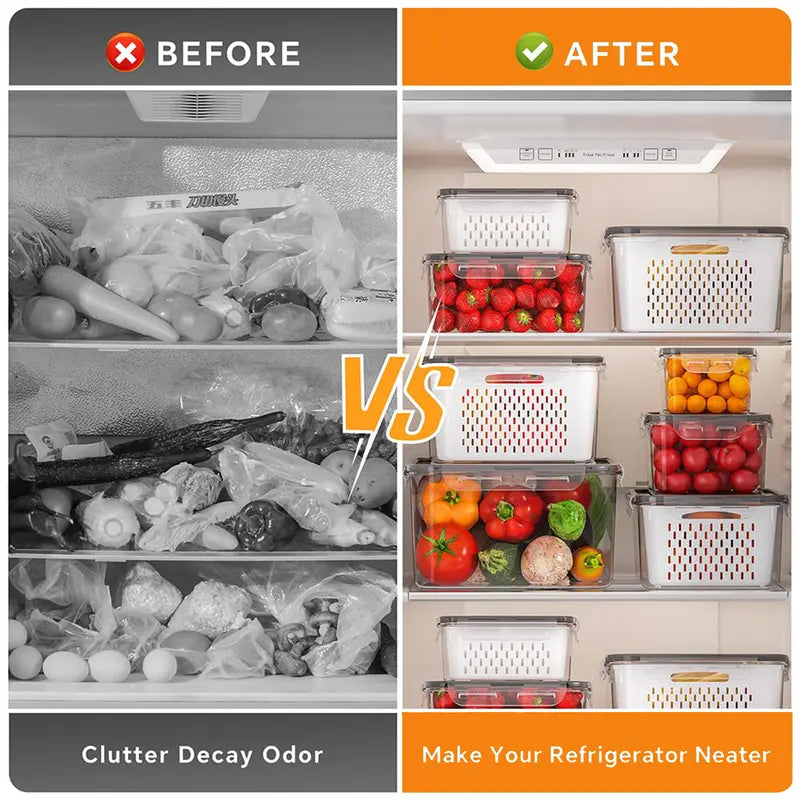 3 Pack Fridge Organizers and Storage