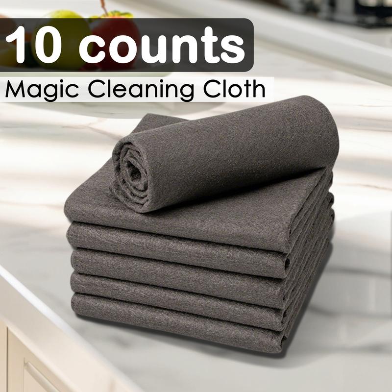 10 Counts Magic Cleaning Cloth, Reuseable Thickened Streak Free Magic Cleaning Wipes