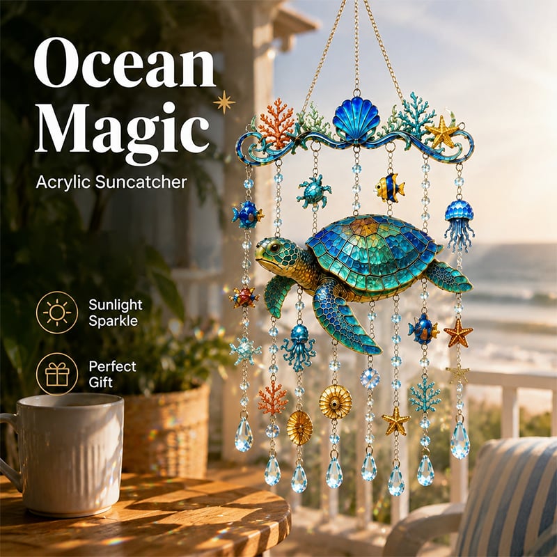 Ocean Animal Acrylic Wind Chime