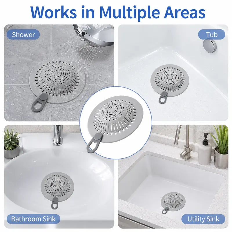 Silicone Dome Drain Hair Catcher
