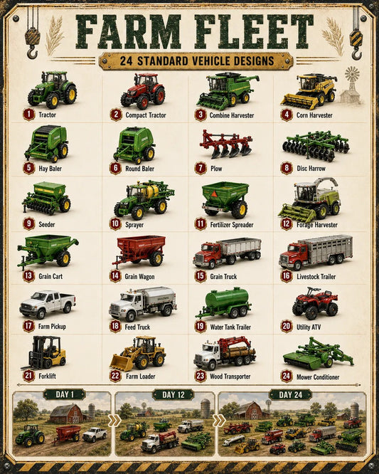 24-Day Vehicle Advent Calendar Build A Fleet Every Morning Before Christmas