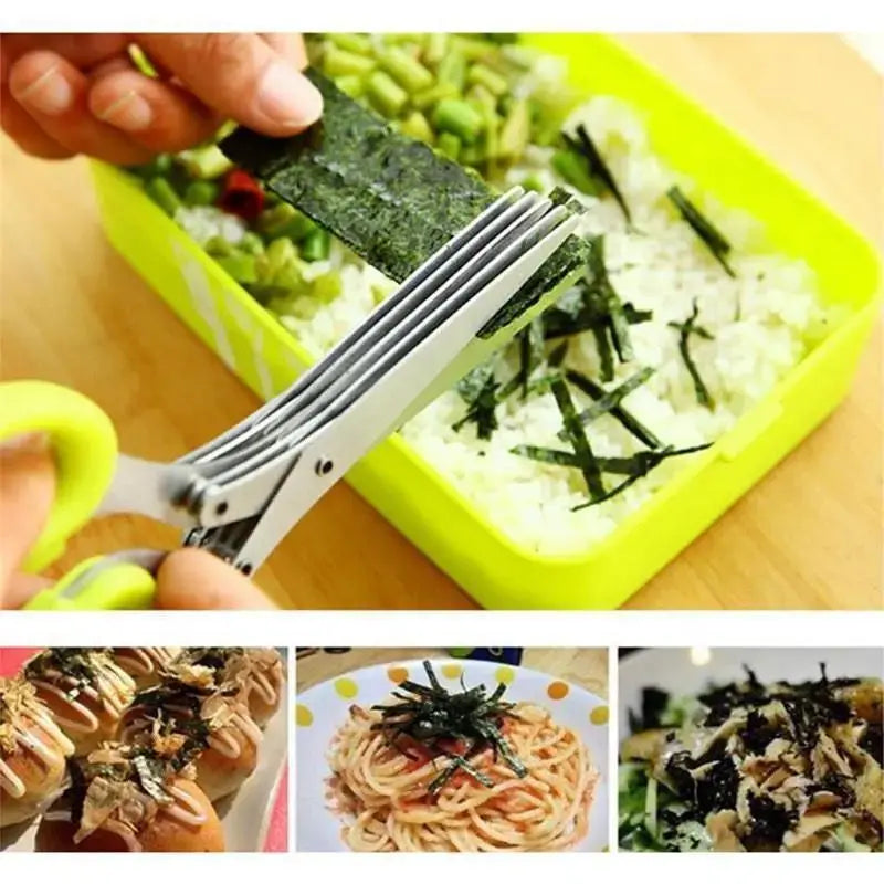 5-Blade Kitchen Herb Scissors
