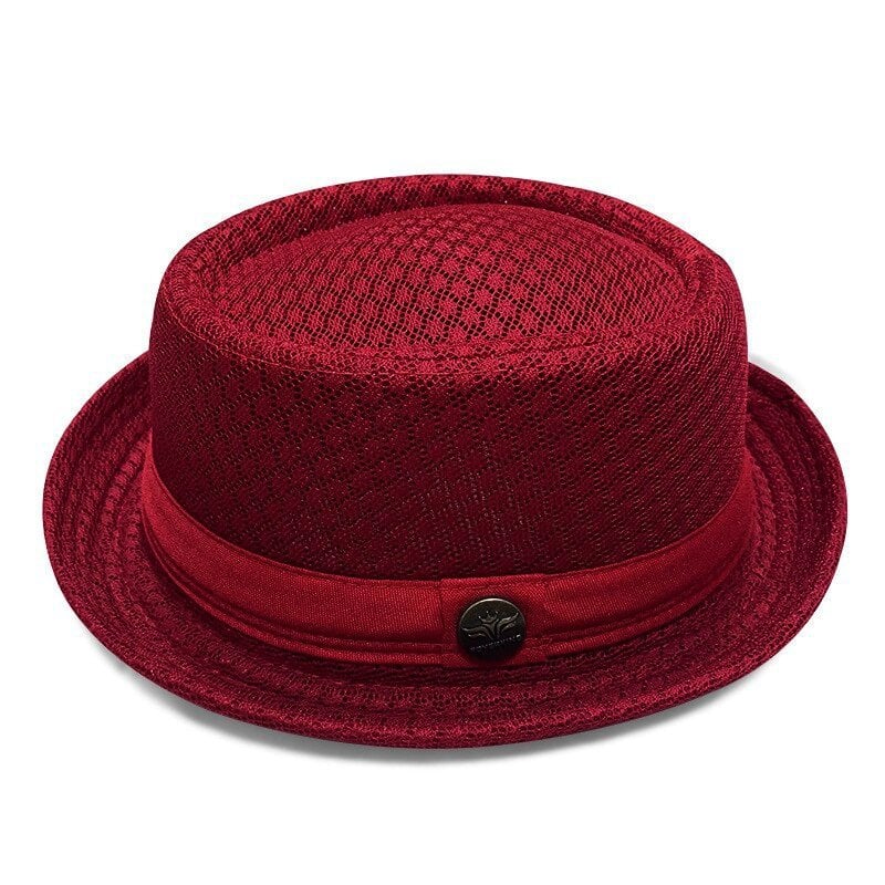 Summer Mesh Pork Pie Hat
