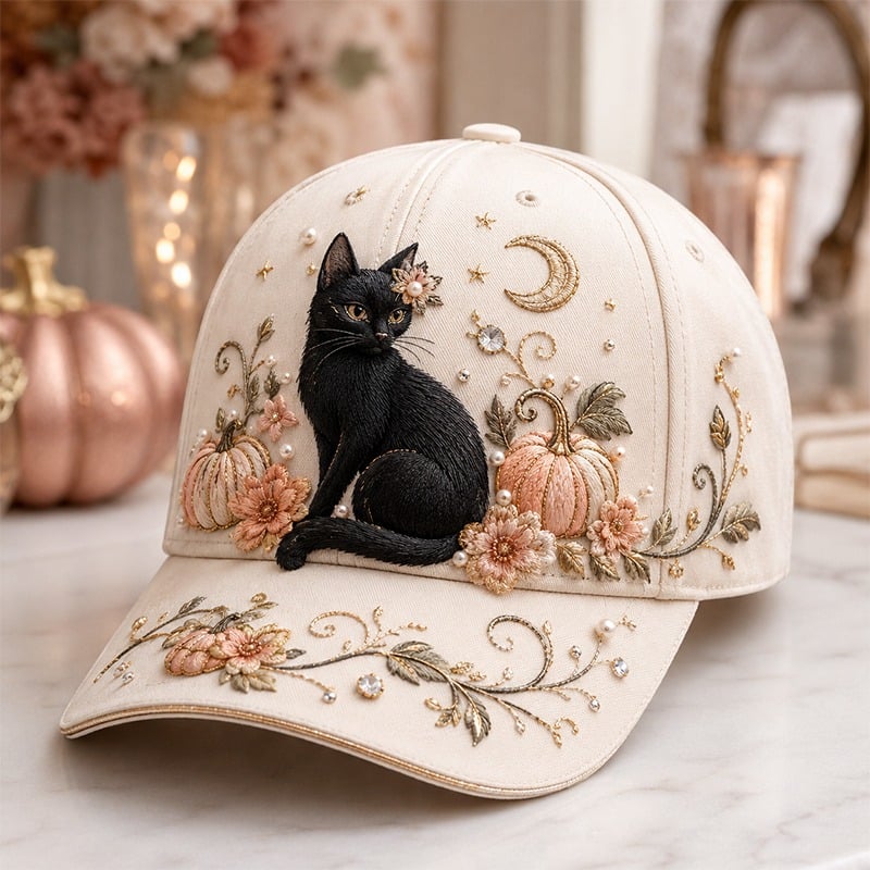 3D Halloween Embroidery Cap