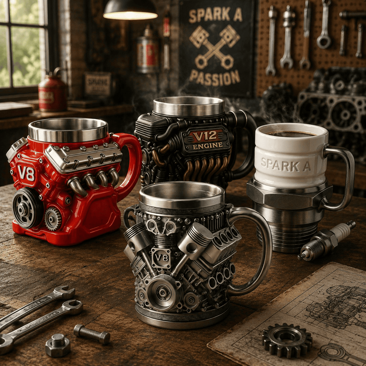 Ultimate Engine Theme Gift Mug The Dream Choice for Car Enthusiasts
