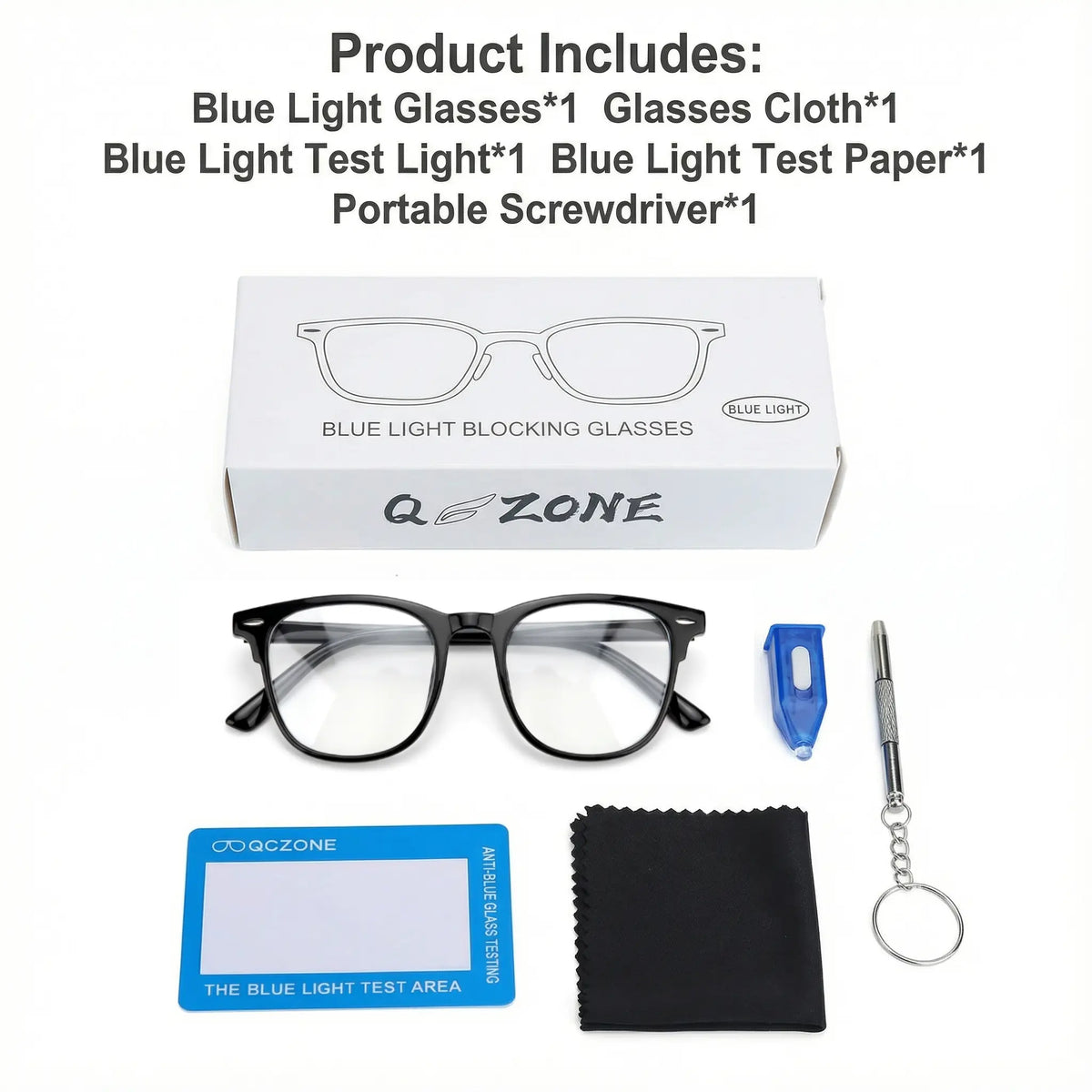 2026 1/2 Pack Blue Light Eyeglasses for Men & Women