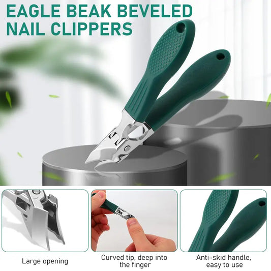 3 PCS Eagle Beak Beveled Nail Clippers