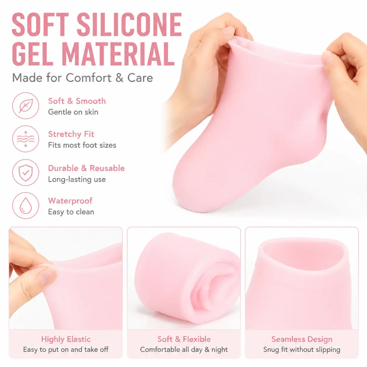 Women's Foot Care Silicone Socks