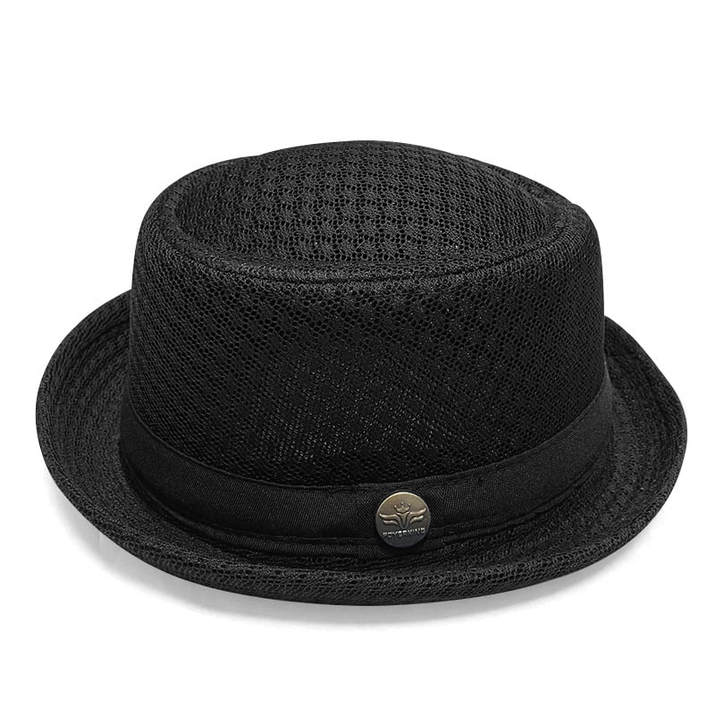Summer Mesh Pork Pie Hat