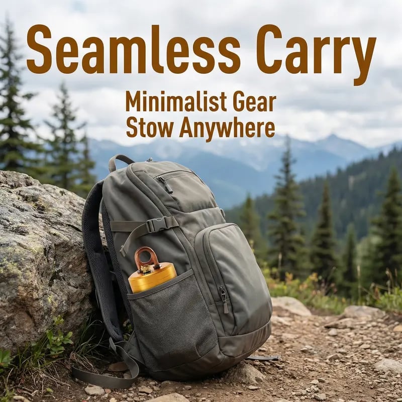 Self-Pressurized Alcohol Stove Lightweight Aluminum & Copper Burner for Hiking, Camping & Survival
