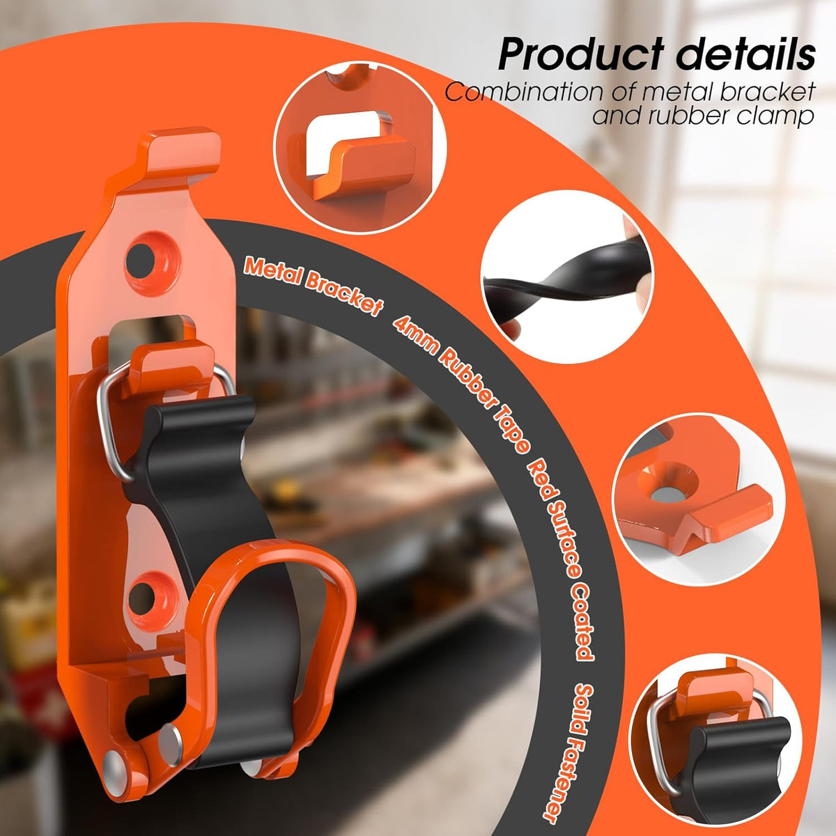 Heavy Duty Metal Rubber Shovel Mount Kit